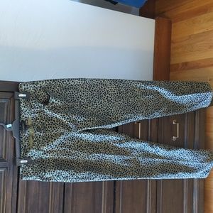 Talbot's cheetah pants